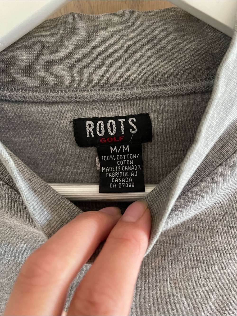 Roots Golf Grey Cotton long sleeve M/M